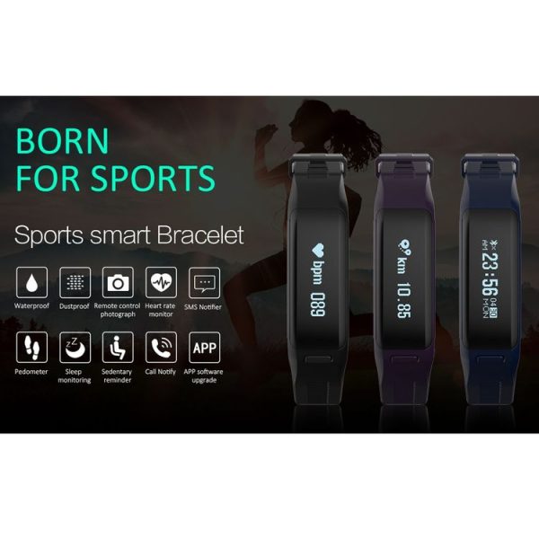 XR01 0.91 Inch OLED Round Screen Display Smart Watch, IP68 30m Resistance Waterproof, Support Pedometer / Heart Rate Monitor / Sleep Monitor / Sedentary Reminder / Notification / Call Notify / Phone Book (Purple) - Image 9