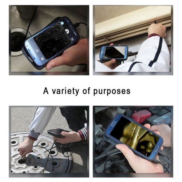 3.5m WiFi Endoscope Snake Tube Inspection Camera with 6 LED for Android & iOS 6 Or Above & Tablet PC, Wireless Distance: About 15m, Lens Diameter: 5.5mm (Black) - Image 5
