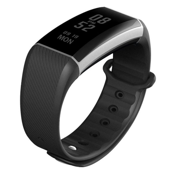 ZEBLAZE Zeband Plus IP67 Waterproof Tracker Bluetooth Smart Bracelet for iOS / Android Smart Phone, Heart Rate / Pedometer / Sedentary Reminder / Alarm Clock / SMS Reminding / Sleep Monitor (Black)
