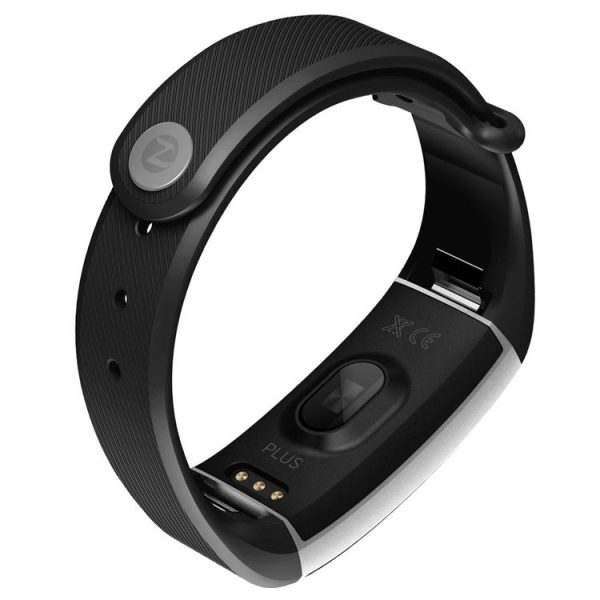 ZEBLAZE Zeband Plus IP67 Waterproof Tracker Bluetooth Smart Bracelet for iOS / Android Smart Phone, Heart Rate / Pedometer / Sedentary Reminder / Alarm Clock / SMS Reminding / Sleep Monitor (Black) - Image 4