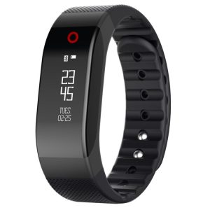 SMA-Coach 07 Fitness Tracker Bluetooth Smart Bracelet for iOS / Android Smart Phone, Heart Rate / Anti-lost / Message Push / Pedometer / Sedentary Alarm / Sleep Monitor (Black)