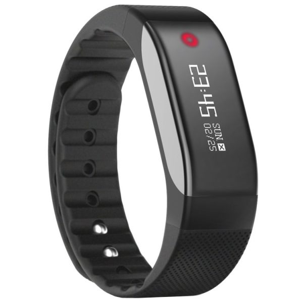 SMA-Coach 07 Fitness Tracker Bluetooth Smart Bracelet for iOS / Android Smart Phone, Heart Rate / Anti-lost / Message Push / Pedometer / Sedentary Alarm / Sleep Monitor (Black) - Image 3