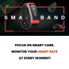 SMA-Coach 07 Fitness Tracker Bluetooth Smart Bracelet for iOS / Android Smart Phone, Heart Rate / Anti-lost / Message Push / Pedometer / Sedentary Alarm / Sleep Monitor (Black) - Image 5