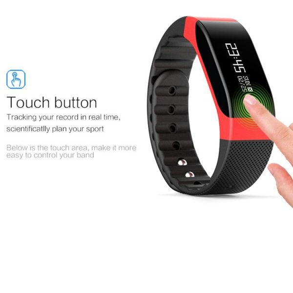 SMA-Coach 07 Fitness Tracker Bluetooth Smart Bracelet for iOS / Android Smart Phone, Heart Rate / Anti-lost / Message Push / Pedometer / Sedentary Alarm / Sleep Monitor (Black) - Image 7