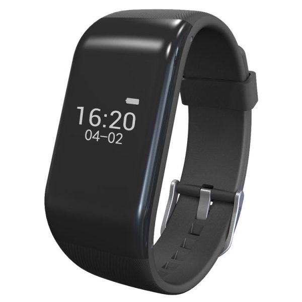 R1 Fitness Tracker Bluetooth Smart Bracelet for iOS / Android Smart Phone, Heart Rate / Anti-lost / Activity Tracker / Pedometer / Sleep Monitor (Black) - Image 2