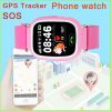 OBTNL B11 GSM GPRS GPS Locator Anti-Lost Smart Watch Tracker for iOS / Android, Leather or Plastic Band Random Delivery (Blue) - Image 10