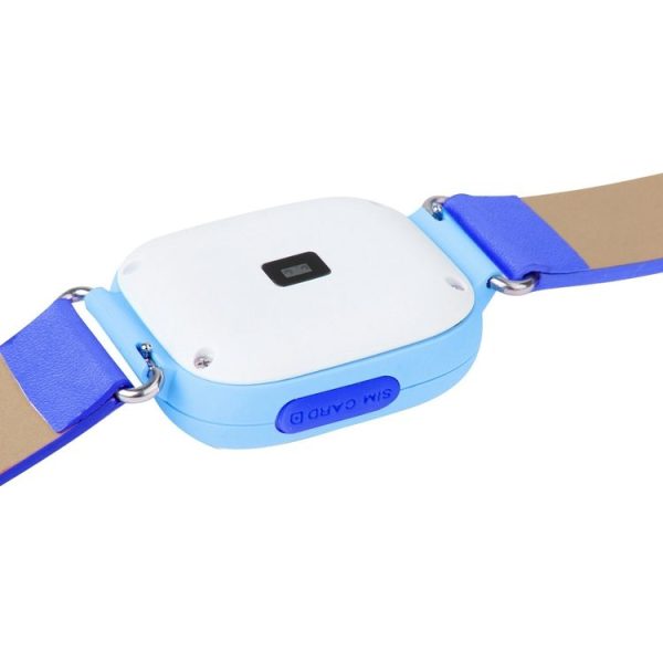 OBTNL B11 GSM GPRS GPS Locator Anti-Lost Smart Watch Tracker for iOS / Android, Leather or Plastic Band Random Delivery (Blue) - Image 5