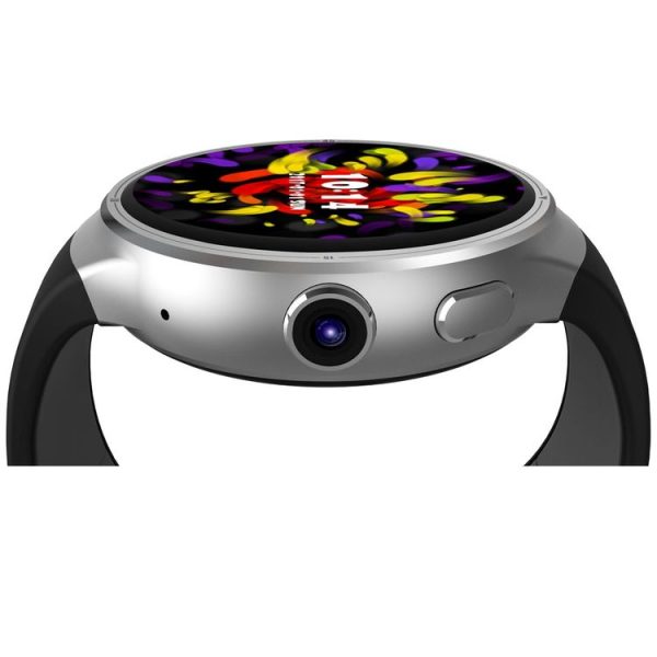 Z10 400*400 Pixel AMOLED 1.39 Inch Round Touch Screen Display Smart Watch, IP54 Waterproof, Support Pedometer / Heart Rate Monitor / GPS Navigation / Notification Remind / Call Reminder / Camera Remote Control / Calories Burned, Support Android 5.1 (Silver) - Image 4