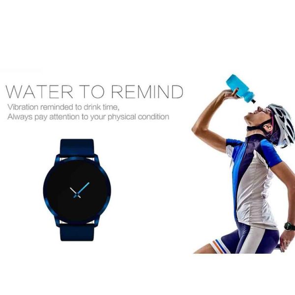 Q8A 0.95 inch OLED Screen Display Leather Strap Bluetooth Smart Watch, IP67 Waterproof, Support Remote Camera / Heart Rate Monitor / Blood Pressure Monitor / Blood Oxygen Monitor, Compatible with Android and iOS Phones (Silver) - Image 11