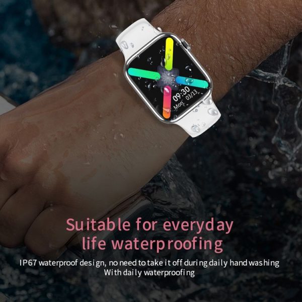 W98 1.54 Inch TFT Touch Screen IP67 Waterproof Smart Watch, Support Body Temperature Monitoring / Heart Rate Monitor / Blood Pressure Monitoring / Bluetooth Call (Black) - Image 11