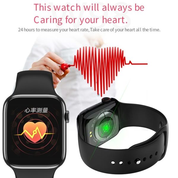 W98 1.54 Inch TFT Touch Screen IP67 Waterproof Smart Watch, Support Body Temperature Monitoring / Heart Rate Monitor / Blood Pressure Monitoring / Bluetooth Call (Black) - Image 7