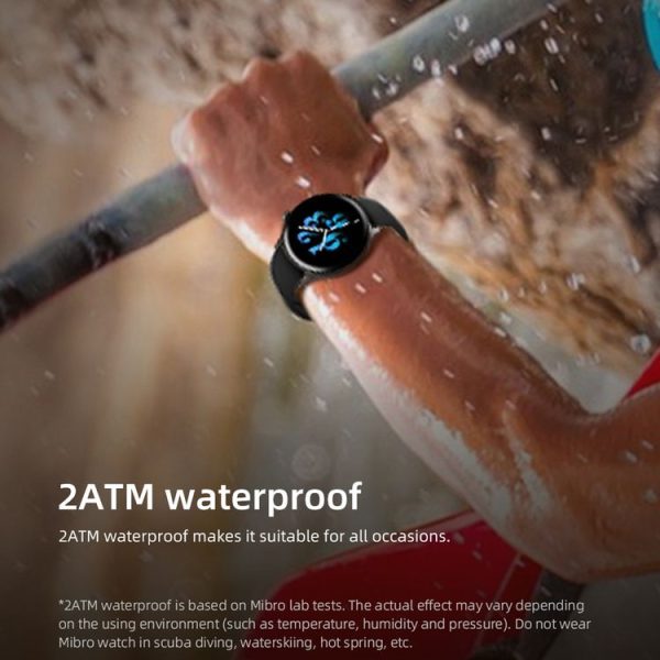 Mibro Lite 2 1.3 inch AMOLED 2ATM Waterproof Bluetooth Smart Watch, Support 60 Sport Modes (Black) - Image 17
