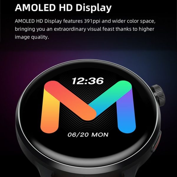 Mibro Lite 2 1.3 inch AMOLED 2ATM Waterproof Bluetooth Smart Watch, Support 60 Sport Modes (Black) - Image 8