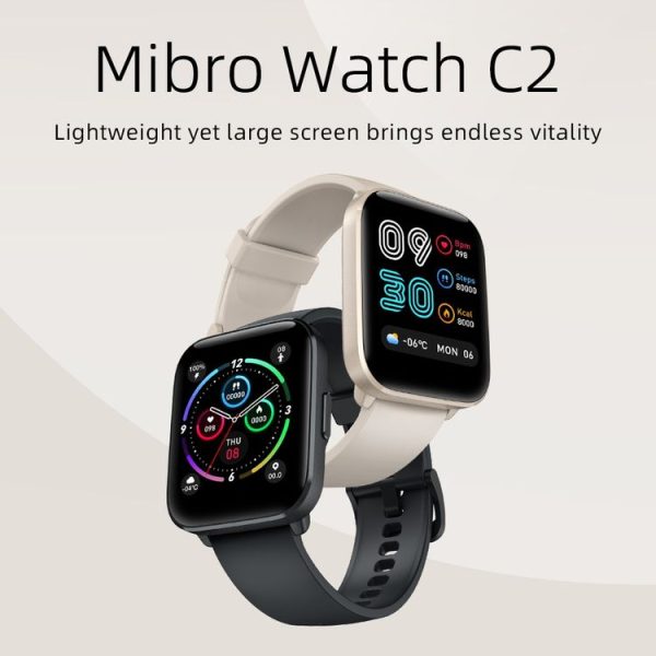 Mibro C2 1.69 inch 2ATM Waterproof Bluetooth Smart Watch, Support 20 Sport Modes (Black) - Image 3