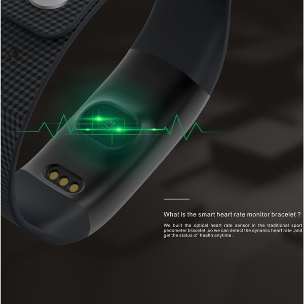 A09 0.66 inch OLED Screen Bluetooth 4.0 IP67 Waterproof Smart Bracelet with TPU Wrist Strap & Touch Press Key & Blood Oxygen / Blood Pressure / Heart Rate Monitor & Pedometer & Sleep Monitor & Call / SMS Information Reminder & Phone Anti-lost Function (Champagne Gold) - Image 11