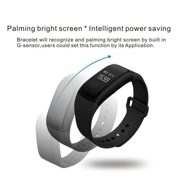A09 0.66 inch OLED Screen Bluetooth 4.0 IP67 Waterproof Smart Bracelet with TPU Wrist Strap & Touch Press Key & Blood Oxygen / Blood Pressure / Heart Rate Monitor & Pedometer & Sleep Monitor & Call / SMS Information Reminder & Phone Anti-lost Function (Champagne Gold) - Image 13