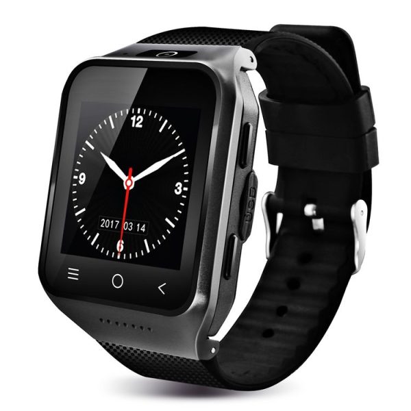 S8 Plus 1.54 inch Touch Screen Bluetooth 4.0 Android 5.1 OS MTK6580 Quad Core 1.3GHz Waterproof Smart Bracelet Watch Phone with 2MP Front Camera & SIM Card Slot, Support GPS, WiFi, Bluetooth, RAM: 1GB, ROM: 16GB, Network: 3G / 2G (Black)
