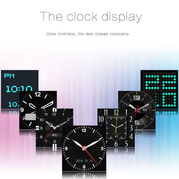 S8 Plus 1.54 inch Touch Screen Bluetooth 4.0 Android 5.1 OS MTK6580 Quad Core 1.3GHz Waterproof Smart Bracelet Watch Phone with 2MP Front Camera & SIM Card Slot, Support GPS, WiFi, Bluetooth, RAM: 1GB, ROM: 16GB, Network: 3G / 2G (Black) - Image 8