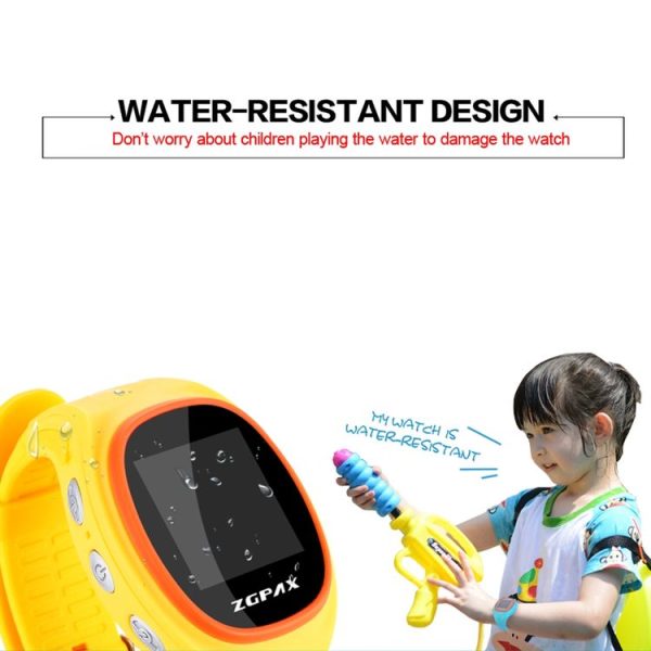 ZGPAX S866A 1.22 inch IPS Screen Lovely Children Smartwatch GPS Tracking Watch, Support SIM Card, 2G Network, Accurate Positioning, HD Voice Call, Pedometer, Alarm Clock, Family Number Speed Dial (Blue) - Image 7