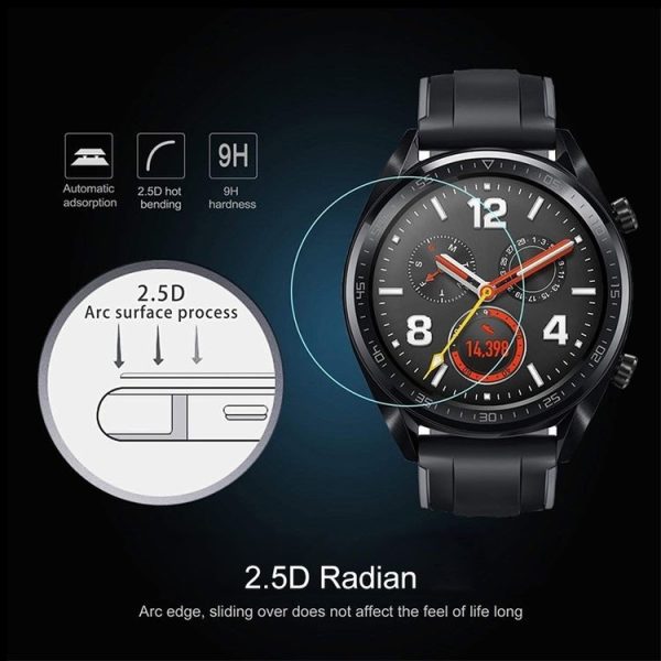 50 PCS 0.26mm 2.5D Tempered Glass Film for Lenovo Watch 9 - Image 4