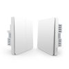 Original Xiaomi Aqara Smart Light Control Double Key Wall Switch (ZigBee Version), Work with Xiaomi Multifunctional Gateway (CA1001) Mihome APP Control (White)