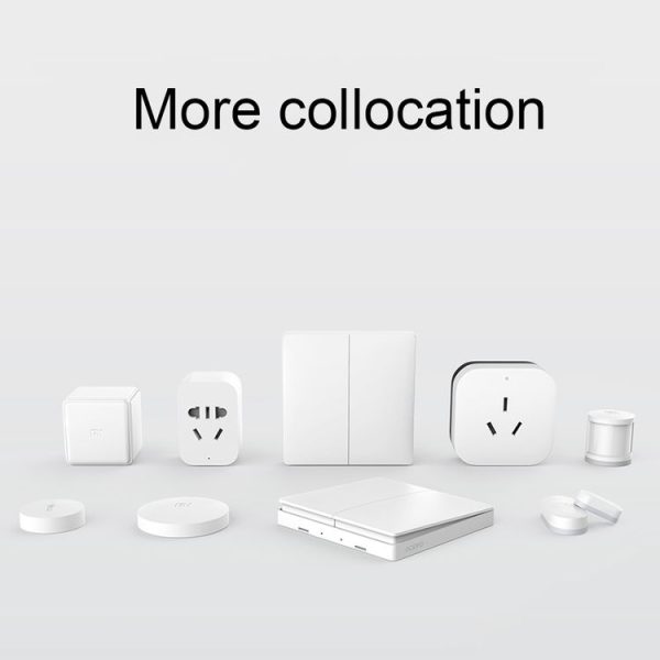 Original Xiaomi Aqara Smart Light Control Double Key Wall Switch (ZigBee Version), Work with Xiaomi Multifunctional Gateway (CA1001) Mihome APP Control (White) - Image 9