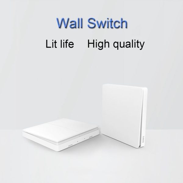 Original Xiaomi Youpin Aqara Smart Light Control Double Key Paste Wall style Wireless Switch, Work with Xiaomi Multifunctional Gateway (CA1001) Mihome APP Control (White) - Image 3