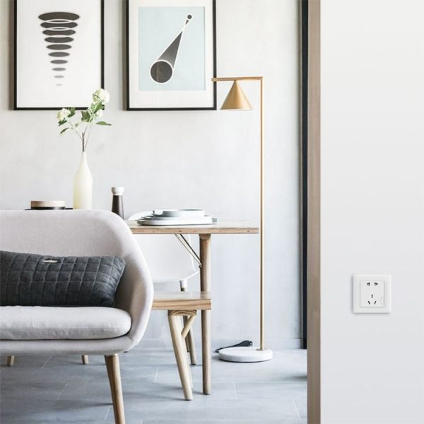 Original Xiaomi Youpin Aqara Smart Light Control Wall Socket (ZigBee Version) Plug, Work with Xiaomi Multifunctional Gateway (CA1001) Mihome APP Control (White) - Image 8