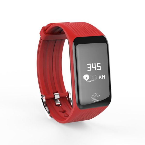 TLW B3 Fitness Tracker 0.66 inch OLED Screen Wristband Smart Bracelet, IP67 Waterproof, Support Sports Mode / Continuous Heart Rate Monitor / Sleep Monitor / Information Reminder (Red) - Image 2