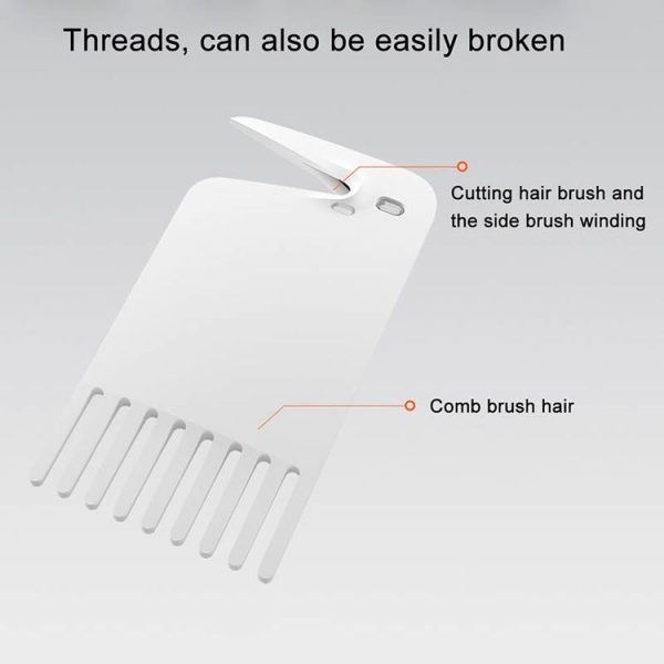 Original Xiaomi Mijia Cleaning Robot 1C / 1T (CA0578W / HAP6931) Floating Main Brush with V-shape Rubber Hair & Detachable Bearing - Image 4