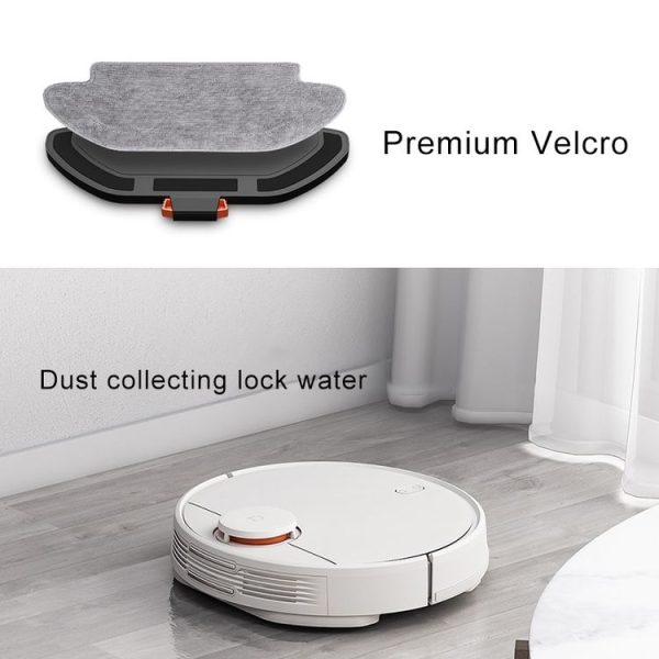 2 PCS Original Xiaomi Mijia Cleaning Robot (CA0579) Drag Cleaning Cloth - Image 4