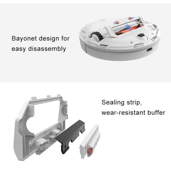 Original Xiaomi Mijia Cleaning Robot (CA0579) Floating Main Brush Cover Shade (White) - Image 3