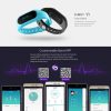 CUBOT V1 Touch Screen Bluetooth Life Waterproof Smart Wristband for iOS / Android Smart Phone, Anti-lost / Message Push / Pedometer / Sleep Monitor (Grey) - Image 9