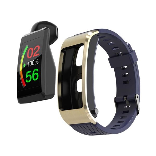 S2 1.08 inch TFT Color Screen Smart Watch, Silicone Strap, IP67 Waterproof, Support Call Reminder / Heart Rate Monitoring / Sleep Monitoring / Blood Oxygen Monitoring / Blood Pressure Monitoring (Blue) - Image 2