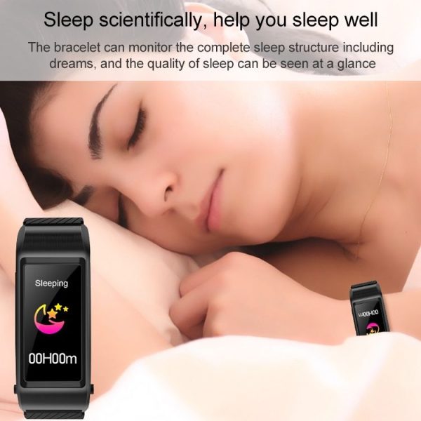 S2 1.08 inch TFT Color Screen Smart Watch, Silicone Strap, IP67 Waterproof, Support Call Reminder / Heart Rate Monitoring / Sleep Monitoring / Blood Oxygen Monitoring / Blood Pressure Monitoring (Blue) - Image 8