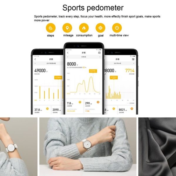 Lenovo Watch 9 Bluetooth 5.0 Smart Watch, 5AT Waterproof, Support Pedometer / Sleep Monitoring / Sedentary Reminder / Information Reminder / Remote Camera, Compatible with Android and iOS System (White) - Image 15
