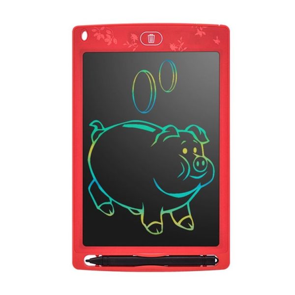 8.5 inch Color LCD Tablet Children LCD Electronic Drawing Board (Red) - Image 2