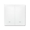 2 Buttons Intelligent Switch Smart Wall Switch (White) - Image 2