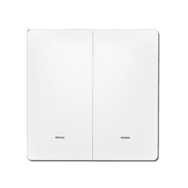 2 Buttons Intelligent Switch Smart Wall Switch (White) - Image 2