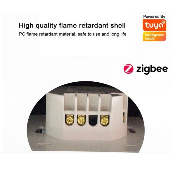 2 Buttons Intelligent Switch Smart Wall Switch (White) - Image 3