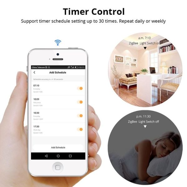 2 Buttons Intelligent Switch Smart Wall Switch (White) - Image 7