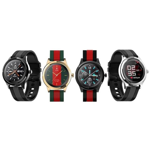 E6 1.28 inch Touch Color Screen Bluetooth 5.0 50m Waterproof Smart Watch, Support Sleep Monitor / Heart Rate Monitor / Blood Pressure Monitoring (Silver) - Image 2