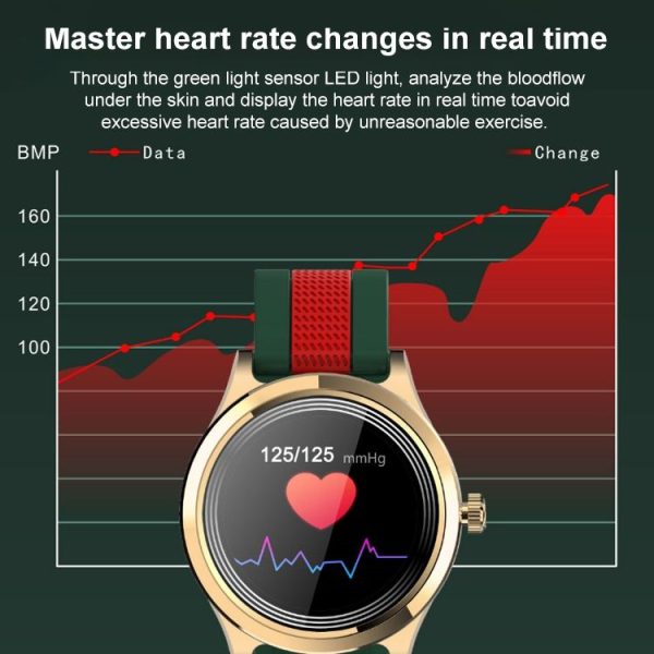 E6 1.28 inch Touch Color Screen Bluetooth 5.0 50m Waterproof Smart Watch, Support Sleep Monitor / Heart Rate Monitor / Blood Pressure Monitoring (Silver) - Image 6