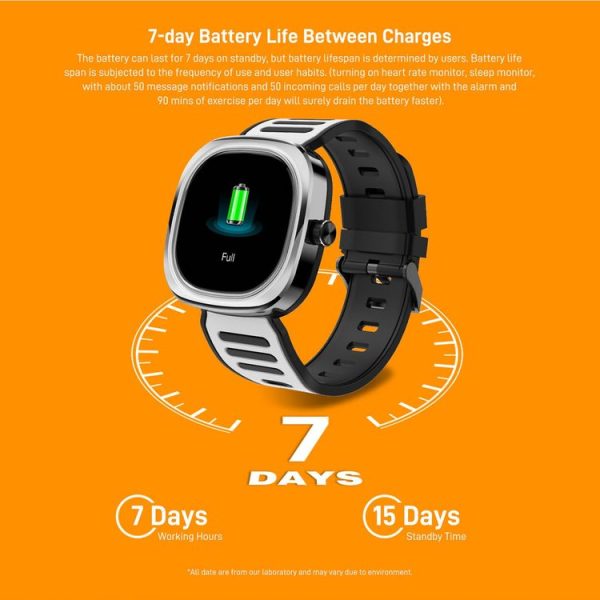 DOOGEE D11 1.32 inch TFT Screen Smart Watch, IP68 Waterproof, Support 70 Multi-Sport Modes / Heart Rate & Blood Oxygen Monitoring (Silver) - Image 11