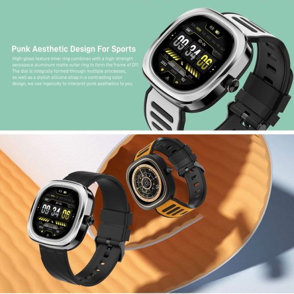 DOOGEE D11 1.32 inch TFT Screen Smart Watch, IP68 Waterproof, Support 70 Multi-Sport Modes / Heart Rate & Blood Oxygen Monitoring (Silver) - Image 5