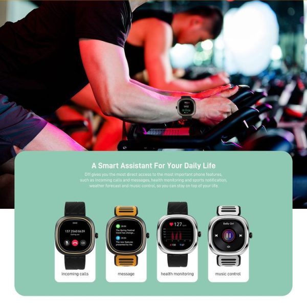 DOOGEE D11 1.32 inch TFT Screen Smart Watch, IP68 Waterproof, Support 70 Multi-Sport Modes / Heart Rate & Blood Oxygen Monitoring (Silver) - Image 8