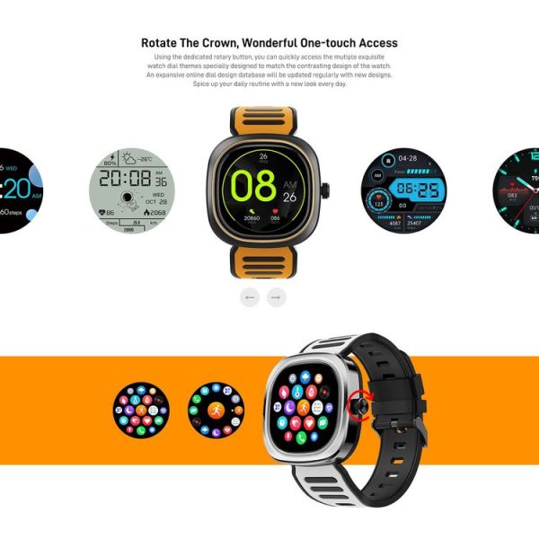 DOOGEE D11 1.32 inch TFT Screen Smart Watch, IP68 Waterproof, Support 70 Multi-Sport Modes / Heart Rate & Blood Oxygen Monitoring (Silver) - Image 9