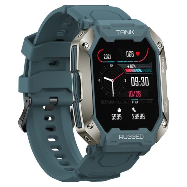 KOSPET TANK M1 Pro Smart Watch, Support Sleep / Heart Rate Monitoring / Bluetooth Calling (Blue) - Image 2