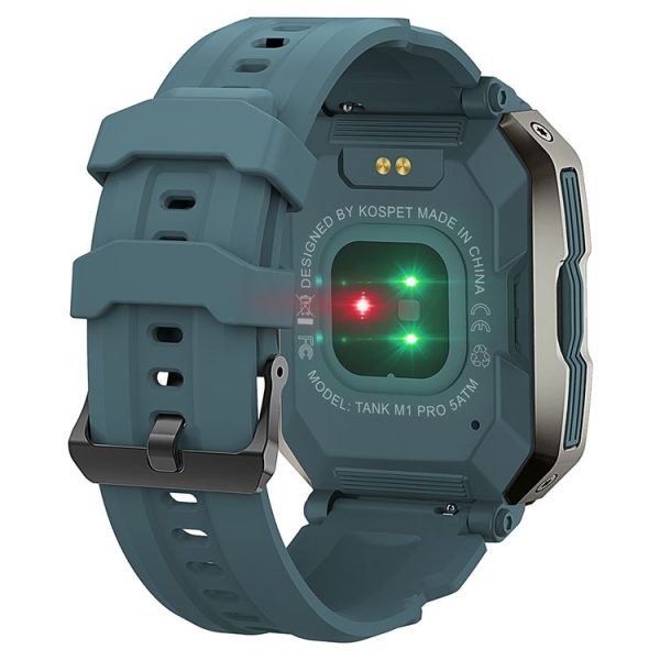 KOSPET TANK M1 Pro Smart Watch, Support Sleep / Heart Rate Monitoring / Bluetooth Calling (Blue) - Image 3