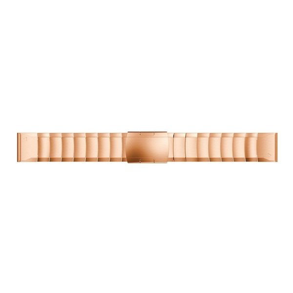 Quick Dismantling Steel Watch Band for Garmin Fenix 5S 20mm (Rose Gold) - Image 4